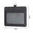 BFK14 Horizontal ID Badge Credit Card Protective Case PU Leather Card Storage Bag with Lanyard - Black - 6