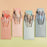 8Pcs Makeup Brush Set Synthetic Foundation Powder Concealers Eye Shadows Blush Cosmetic Brushes with Storage Bag - Pink - 4