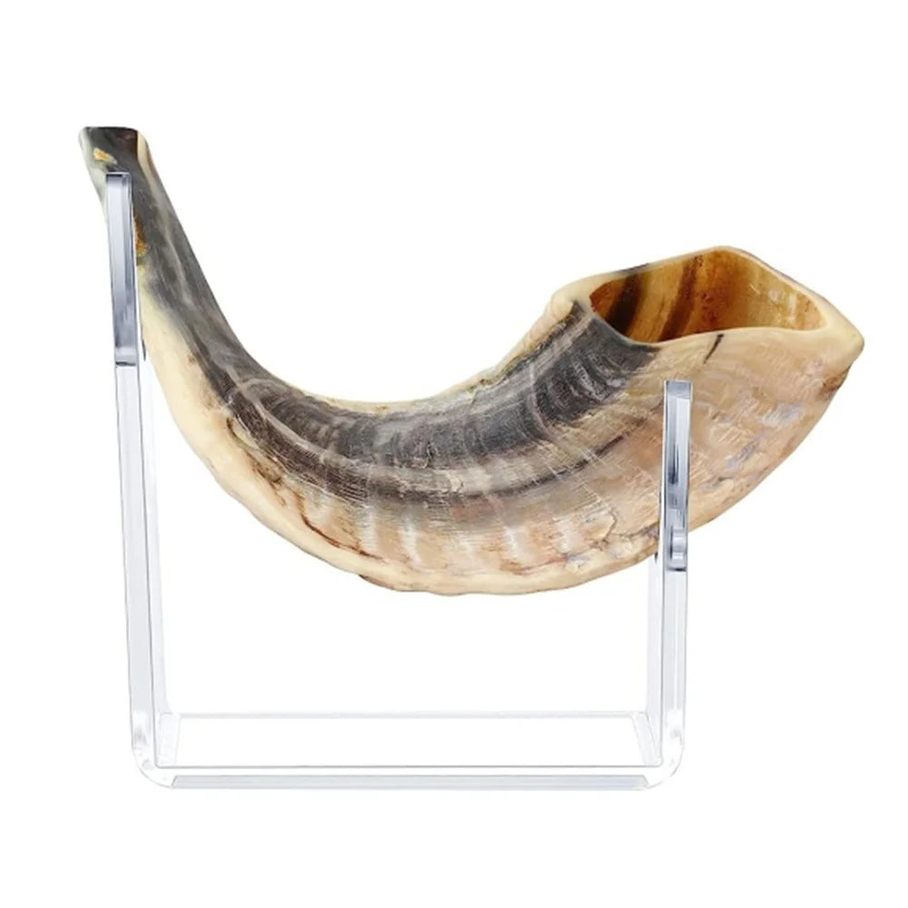 YX010 2PCS Horn Holder Stand Sturdy Acrylic Shofar Horn Display Storage Holder Rack for Store, Home - 2