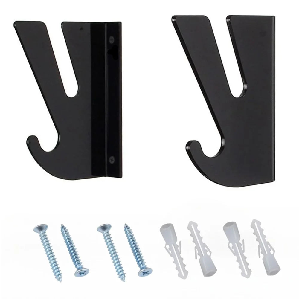 YX008 One Pair Skateboard Longboard Wall Hanger Storage Mount Rack Organizer Display Holder - 1