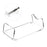 YX009 Lightsaber Mount Stand Clear Acrylic Light Saber Flat Display Holder Rack Home Office Decoration - 1