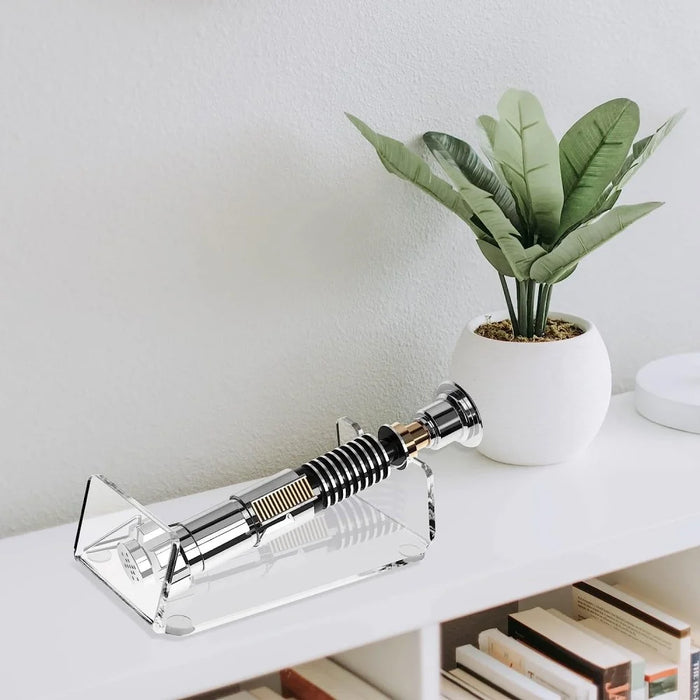 YX009 Lightsaber Mount Stand Clear Acrylic Light Saber Flat Display Holder Rack Home Office Decoration - 6