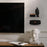 YX005 2PCS Acrylic Floating Wall Shelve Speaker Hanging Holder Mount Security Camera Wall-Mounted Hanger - 6