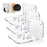 YX006 3Pcs / Set Clear Acrylic Floating Wall Shelves Hangers for Security Cameras, Baby Monitors, Speakers - 1
