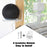 YX006 3Pcs / Set Clear Acrylic Floating Wall Shelves Hangers for Security Cameras, Baby Monitors, Speakers - 3