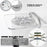 YX006 3Pcs / Set Clear Acrylic Floating Wall Shelves Hangers for Security Cameras, Baby Monitors, Speakers - 4
