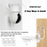 YX006 3Pcs / Set Clear Acrylic Floating Wall Shelves Hangers for Security Cameras, Baby Monitors, Speakers - 5