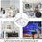 YX006 3Pcs / Set Clear Acrylic Floating Wall Shelves Hangers for Security Cameras, Baby Monitors, Speakers - 6