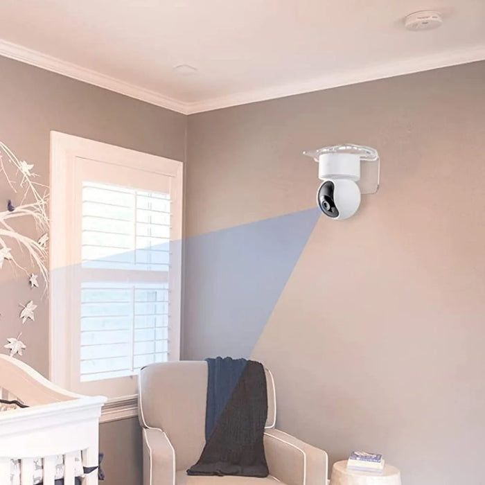 YX006 3Pcs / Set Clear Acrylic Floating Wall Shelves Hangers for Security Cameras, Baby Monitors, Speakers - 7