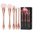 1 Set Eyeshadow Makeup Brushes Soft Fiber Brush Set for Foundation Powder, Blusher - Rose Gold - 1