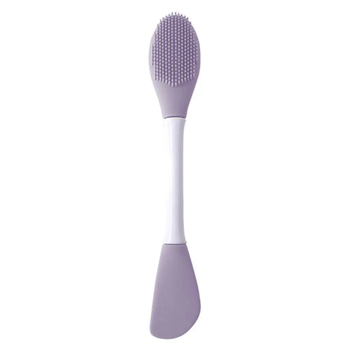 Dual-Head Silicone Face Mask Mud Clay Applicator Massage Facial Mask Brush Makeup Beauty Tool - 1