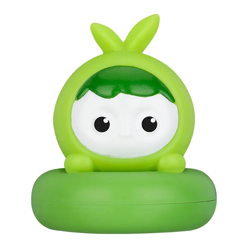 Cute Shape Silicone Touch Night Lamp Bedside Lamp Bedroom Decoration LED Light Home Decor - Green - 1