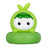Cute Shape Silicone Touch Night Lamp Bedside Lamp Bedroom Decoration LED Light Home Decor - Green - 1