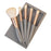 5Pcs / Set Concealer Blending Brush Kit Artificial Fiber Eye Makeup Eyeshadow Makeup Tool - Blue - 1