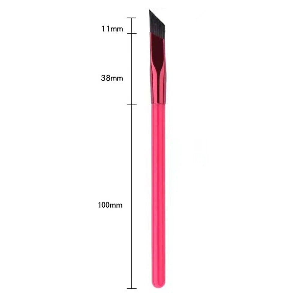 Fiber Angled Eyebrow Brush Eyeliner Makeup Brush Cosmetic Blending Slanted Brush - 5