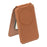 For iPhone 12-15 Series Magnetic PU Leather Card Bag Kickstand Phone Back Card Holder - Brown - 6