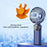 Z3 Portable Handheld Cooling Fan with Digital Display 2400mAh 24 Hours Rechargeable Summer Fan - White - 4