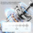 Semiconductor Cold Compress Nano Mist Desk Fan 3 Speeds Adjustable Handheld Fan - 6
