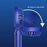 F188 Portable USB Rechargeable Cooling Fan 100 Wind Speeds Handheld Summer Fan - Blue - 7