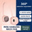L21 Portable Rechargeable Hanging Neck Mini Cooling Fan 5 Wind Speeds Summer Fan Cooler - Pink - 3