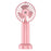 Mini18 Three Speeds Silent Summer Cooling Fan Nano Spray Mini Handheld Fan - Pink - 1