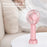 Mini18 Three Speeds Silent Summer Cooling Fan Nano Spray Mini Handheld Fan - Pink - 5