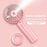 Mini18 Three Speeds Silent Summer Cooling Fan Nano Spray Mini Handheld Fan - Pink - 7