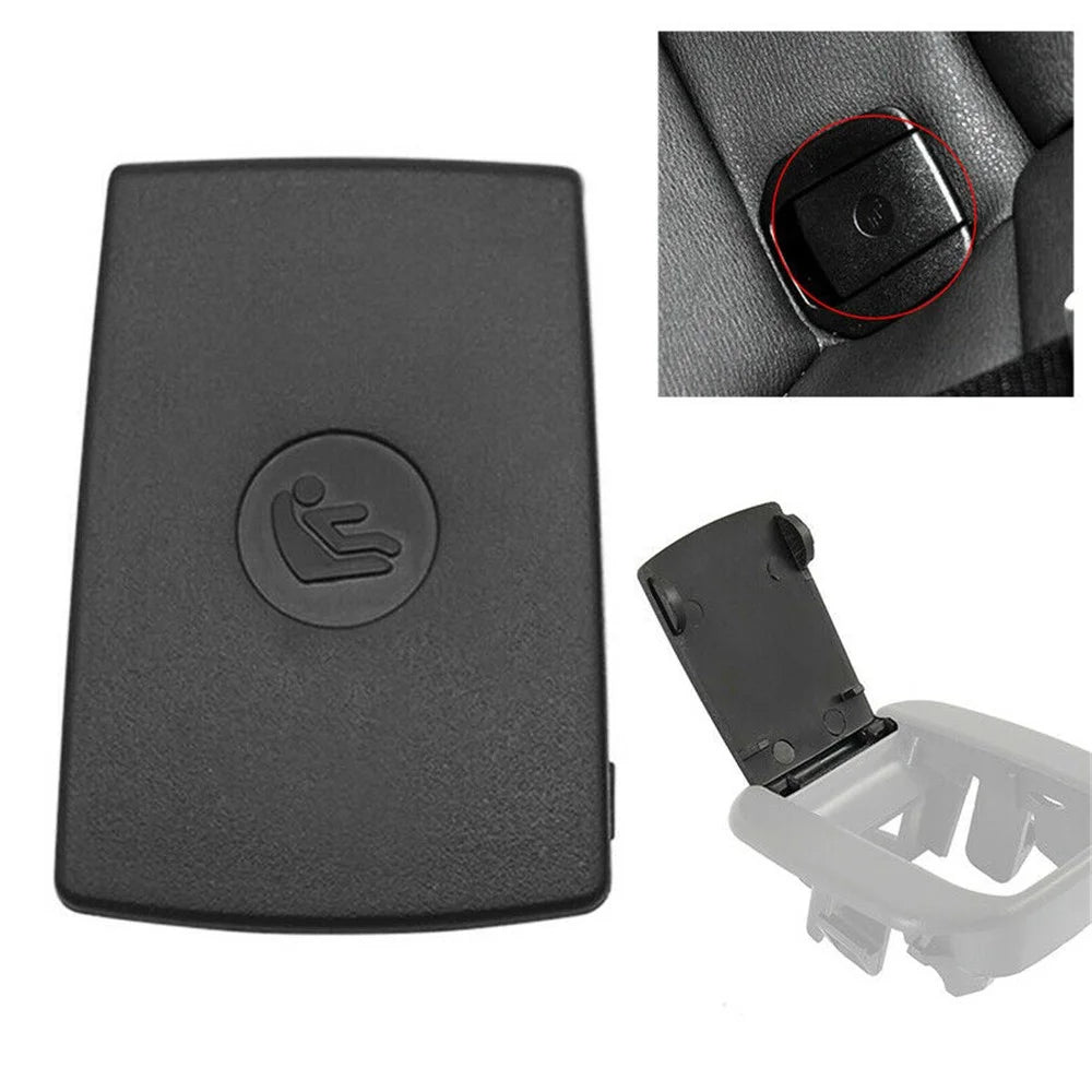 Car Accessories Rear Child Seat Safety Belt Anchor Cover for BMW X1/E84 3 Series E90/F30 - Black/Single Cover - 5