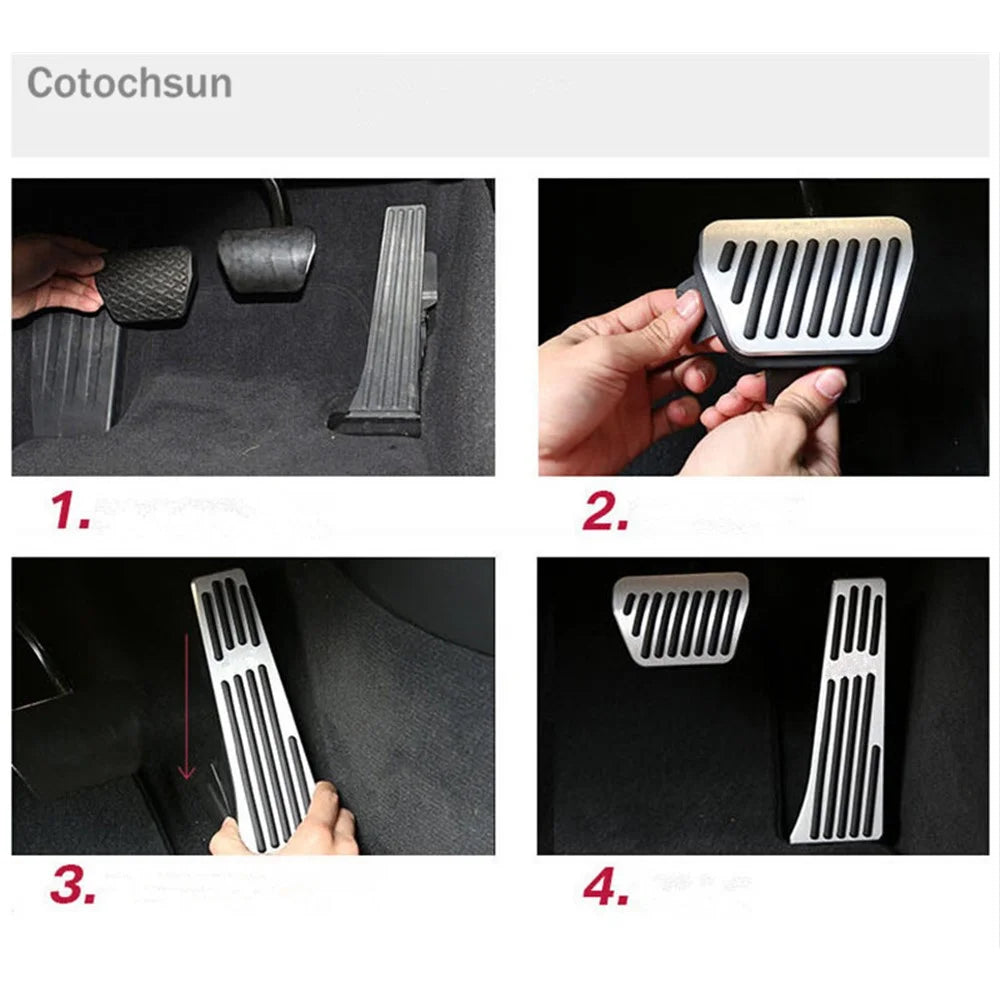 Aluminum Pedal Set for Pedals for BMW 3 Series E46 E90 E92 E93 E87 - 3