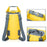 15L Waterproof Dry Bag Bucket Backpack for Kayaking Rafting Beach - Yellow - 1