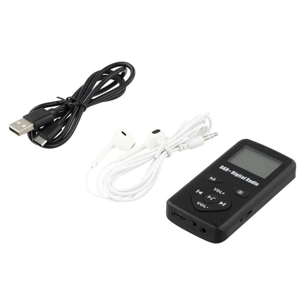 DAB-P7 Portable DAB Bluetooth-compatible Digital Radio Player MP3 Player Support FM Radio TF Card - 7