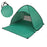 150x165x110CM Beach Tent Ultralight Folding Pop Up Automatic Open Anti-UV Fully Sun Shade - Dark Green - 1