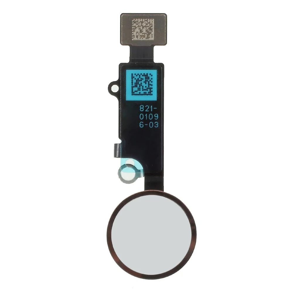 OEM Home Button Flex Cable Part for iPhone 8 / 8 Plus (No Fingerprint Identification Function) - Gold Color - 4