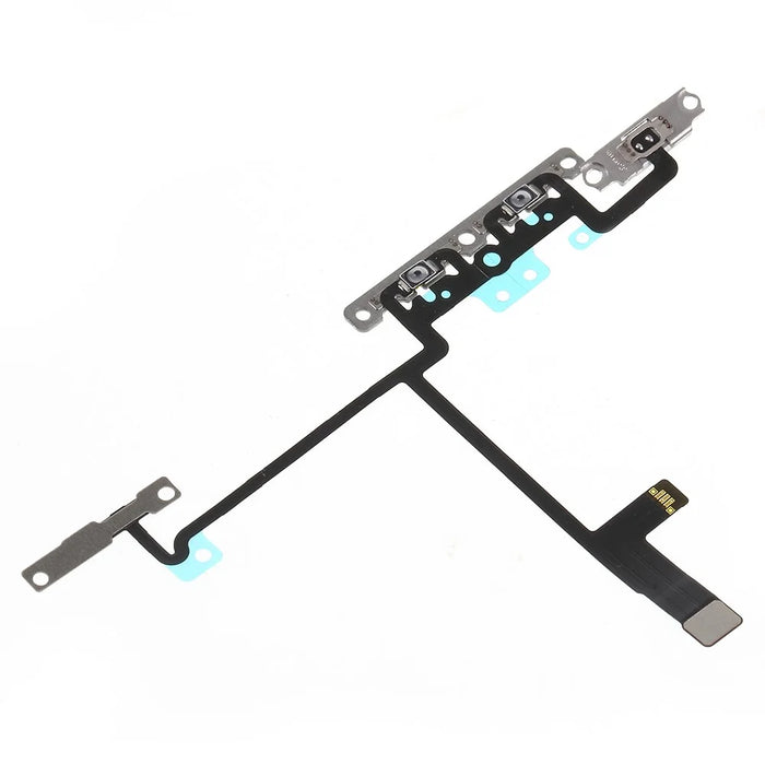 OEM for iPhone X Volume Button Flex Cable with Metal Plate - 2
