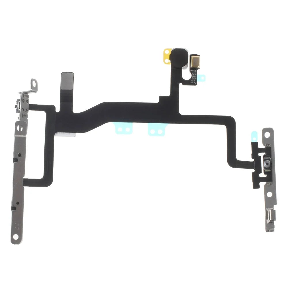 OEM Power Switch Button Flex Cable with Metal Plate for iPhone 6s 4.7 inch - 2