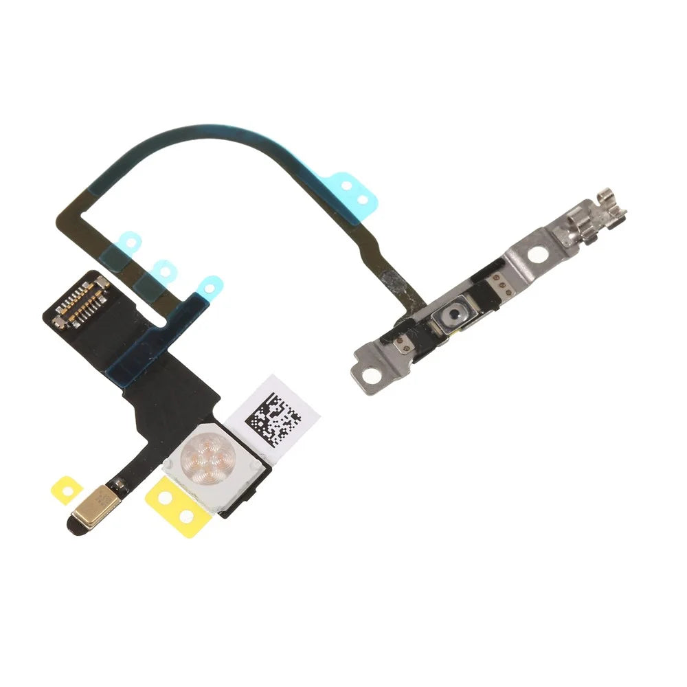 OEM Power ON/OFF Switch Button Flex Cable with Metal Plate Replacement Part for iPhone XS Max 6.5 inch - 4