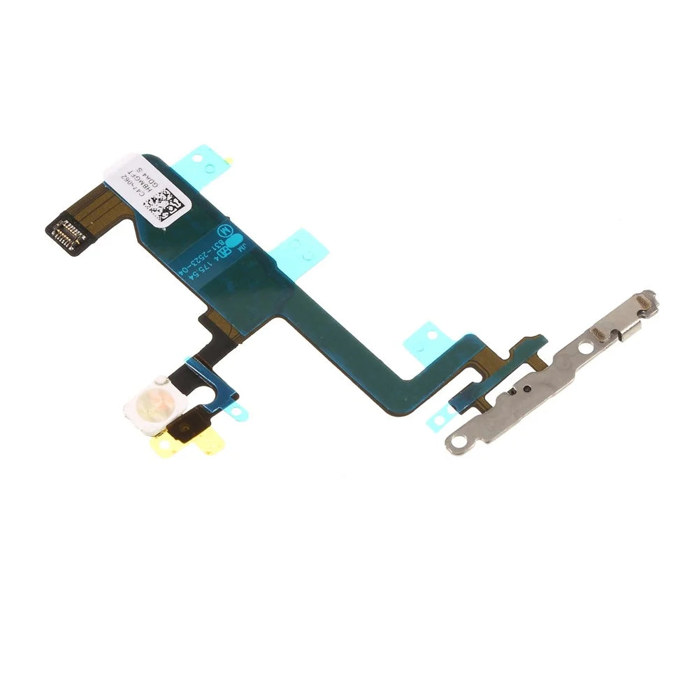 Power On/Off Flex Cable with Metal Plate for iPhone 6 4.7-inch - 4