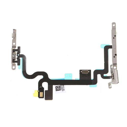 Power ON/OFF and Volume Button Flex Cable Repair Part with Metal Plate for iPhone 7 4.7 inch - 1