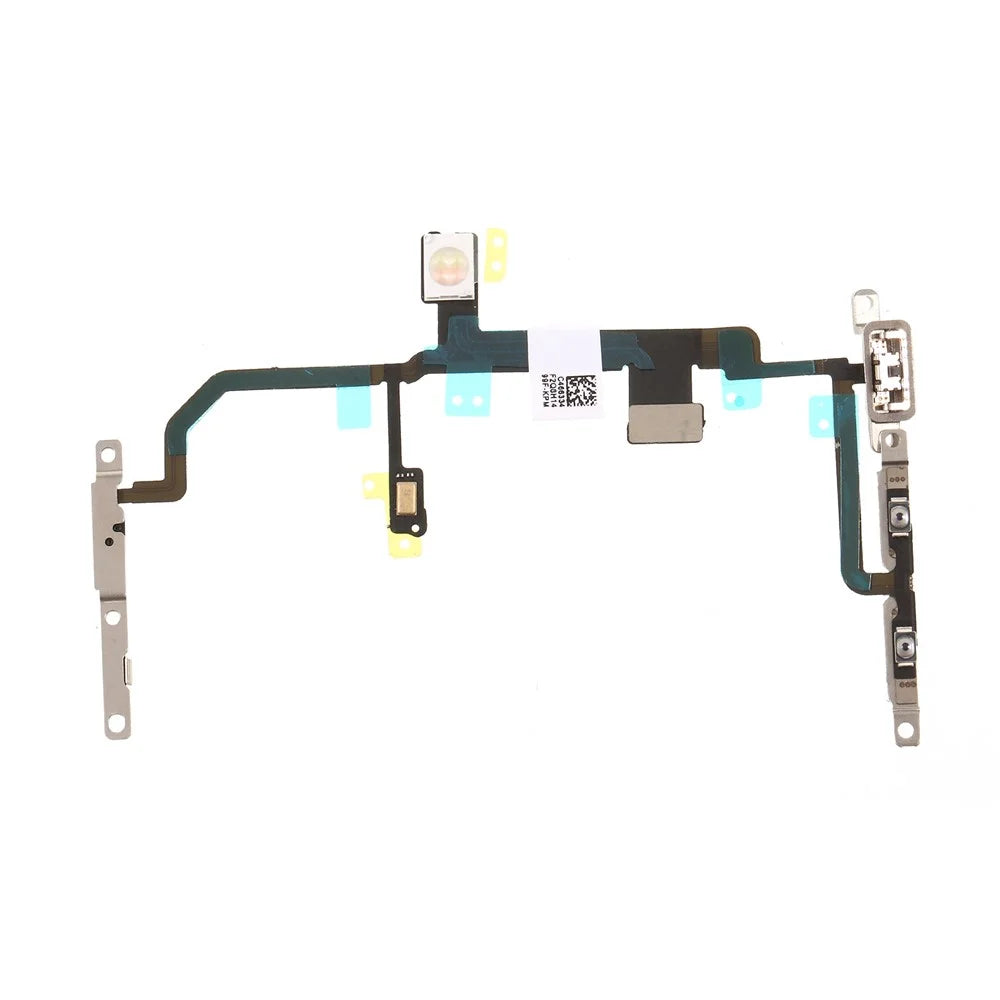 Power ON/OFF and Volume Button Flex Cable with Metal Plate for iPhone 8 Plus 5.5 inch - 2