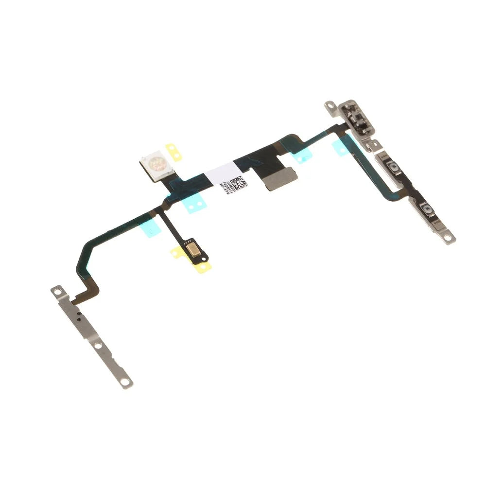 Power ON/OFF and Volume Button Flex Cable with Metal Plate for iPhone 8 Plus 5.5 inch - 3