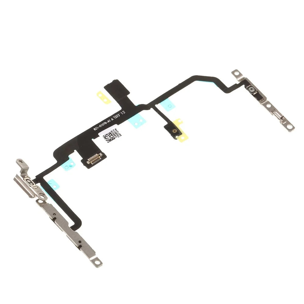 Power ON/OFF and Volume Button Flex Cable with Metal Plate for iPhone 8 Plus 5.5 inch - 4