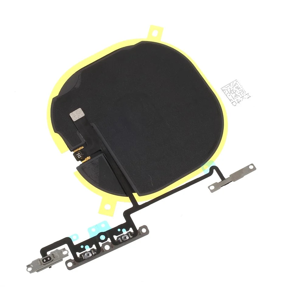 For iPhone X (Ten) OEM Volume Button Flex Cable + Qi Wireless Charging Port Flex Cable - 3