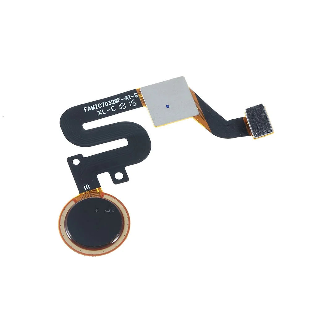 Replacement Home Key Fingerprint Button Flex Cable Part (OEM Disassembly) for Nokia 5.1 Plus / X5 - Black - 1