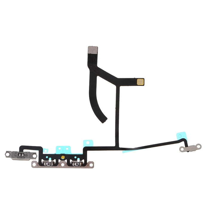 Volume Button Flex Cable Part with Metal Plate (without Logo) for iPhone XS Max 6.5 inch - 3