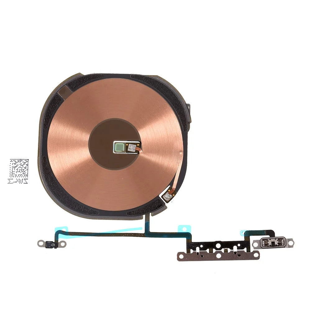 OEM Wireless Charging Port Cable + Volume Buttons Flex Cable Replacement for iPhone XS Max 6.5 inch - 2