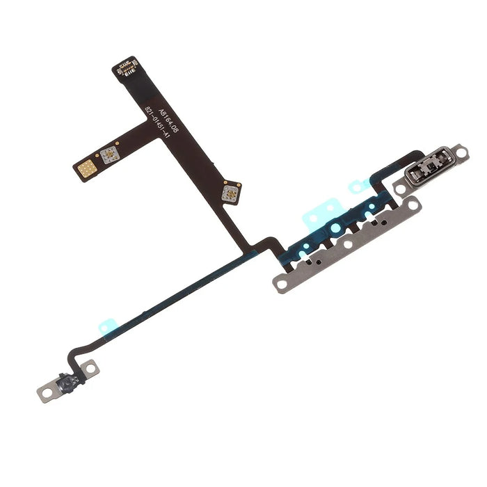Volume Button Flex Cable Part with Metal Plate (without Logo) for iPhone XS 5.8 inch - 1