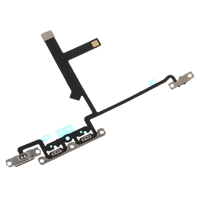 Volume Button Flex Cable Part with Metal Plate (without Logo) for iPhone XS 5.8 inch - 3