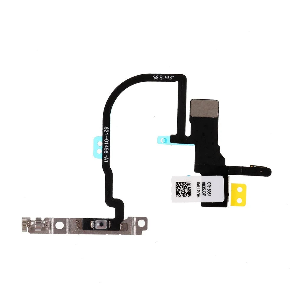 Power On/Off Flex Cable with Metal Plate for iPhone XS 5.8 inch/XS Max 6.5 inch - 3