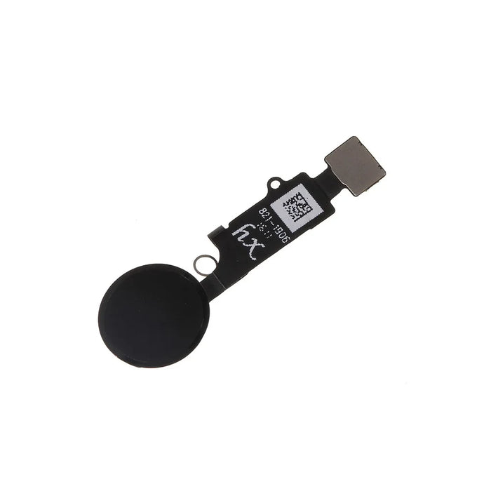 HX OEM Fingerprint Home Button Flex Cable [Final Edition-Tactile Style] for iPhone 8 / 8 Plus / 7 / 7 Plus - Black - 2