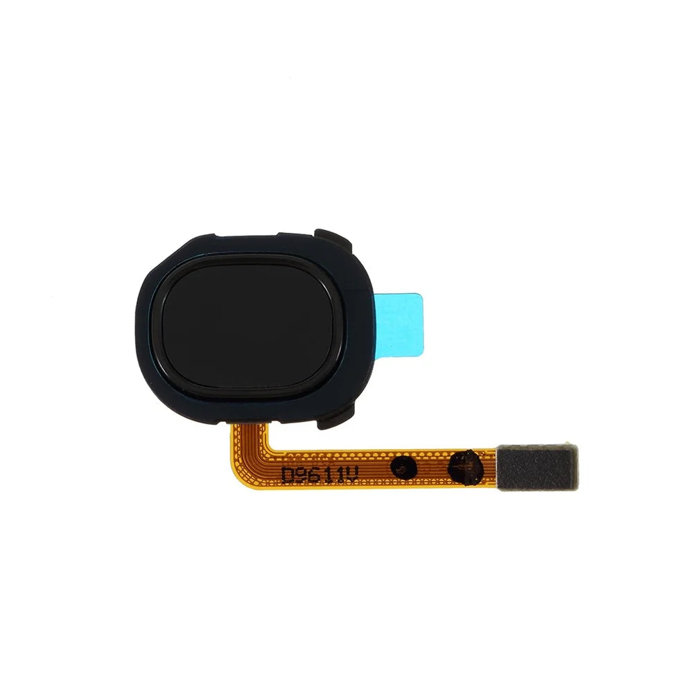For Samsung Galaxy A20 SM-A205 / A20e OEM Home Key Fingerprint Button Flex Cable  (without Logo) - Black - 1